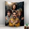 Tapestry Queen Band Crossed Arms Freddie Yellow Jacket Group Poster Wall Hanging