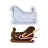 Versatile Sleigh Sturdy Silicone Mold for Epoxy Resin Castes Portable for Making Unique Tray and Artistic Dishes
