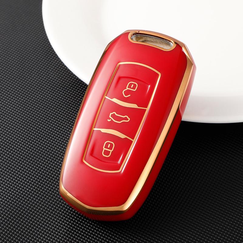 Compatible Geely Car Key Cover for Emgrand GS, S1, Boyue, X3, Vision X6, King Kong X1, Borui - High-End Protective Shell.