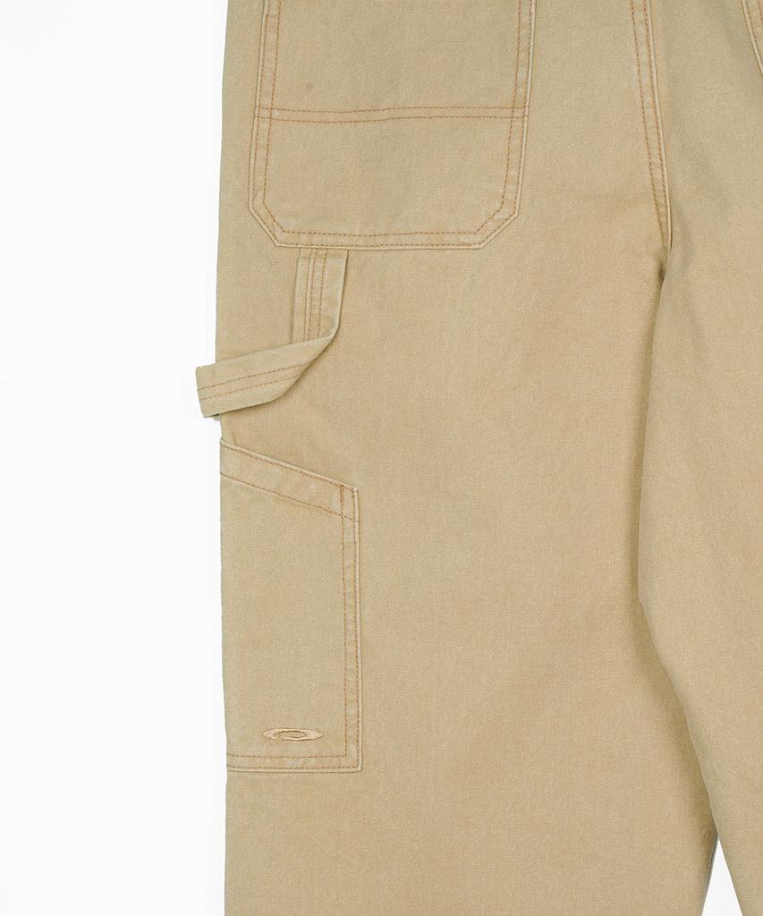 FDR Washed Canvas Pocket Carpenter Pants Beige