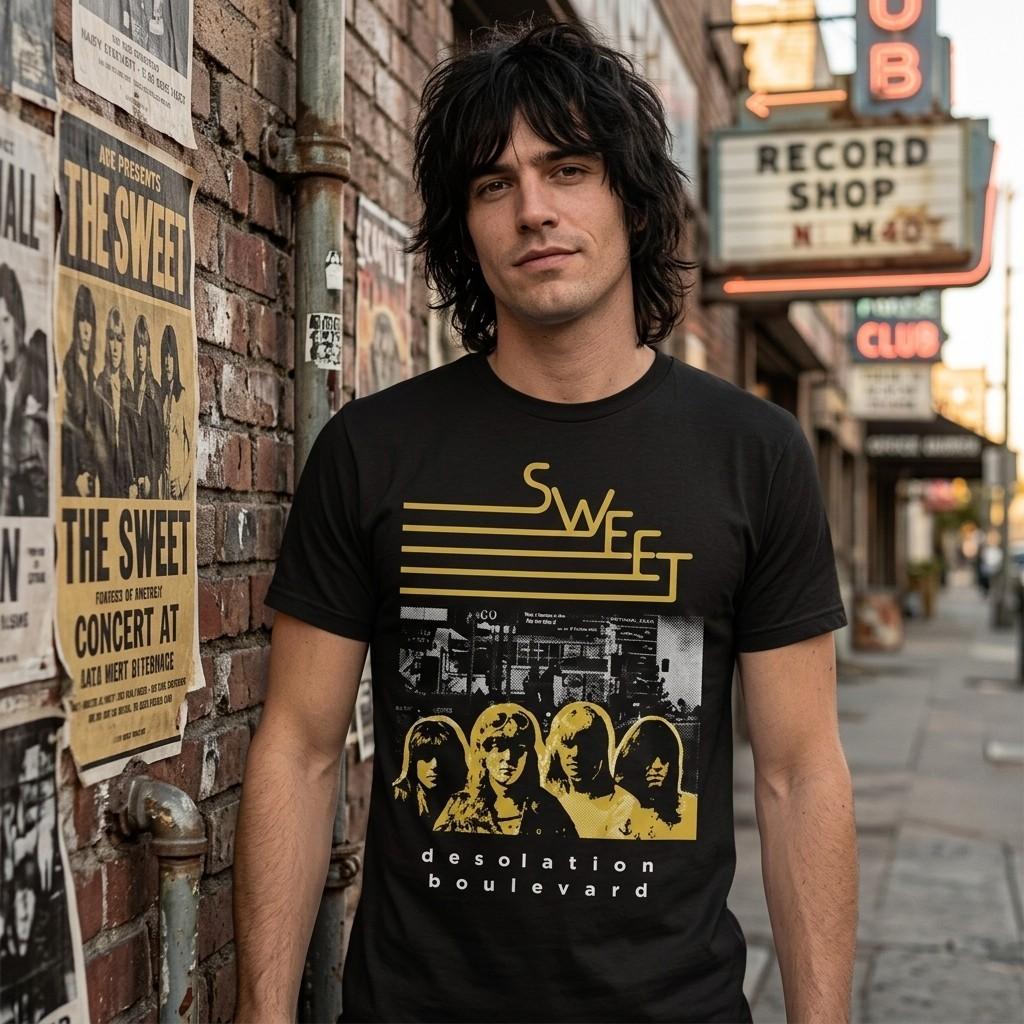 

Sweet Band Album Tour Black T-shirt Unisex All Size S-5XL 5XL різнокольоровий