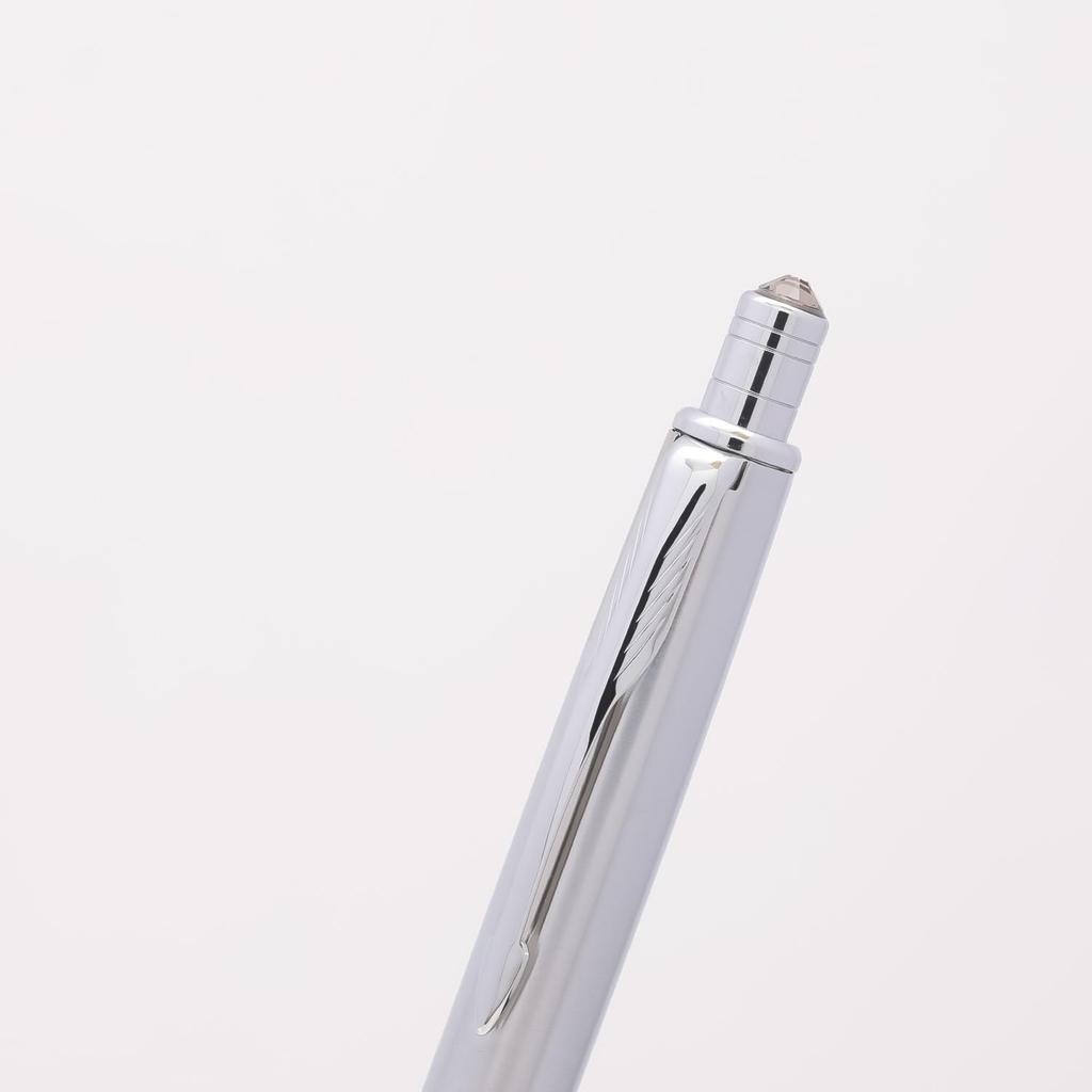 PARKER Multifunctional Pen Sonnet Stainless Steel CT Crystal Grayish Beige 3in1 Ballpoint Pen 4 Colors and Mechanical Pencil Gift Box Genuine Imported