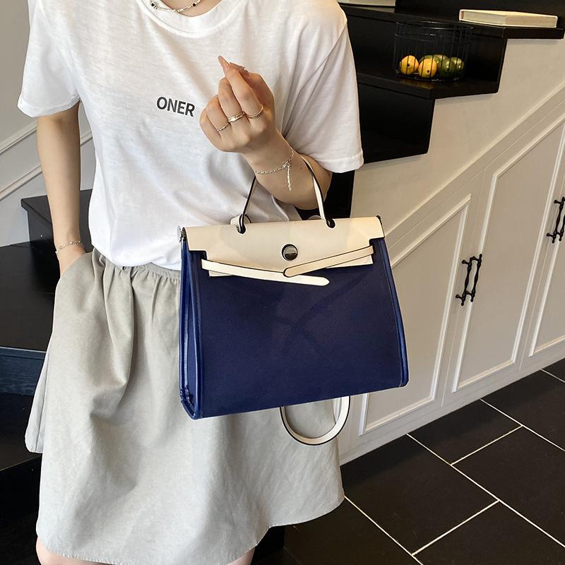Bag Large Capacity Women's Big Bag 2025 New Shoulder Tote Bag Crossbody Canvas Bag Premium Sense Portable Kelly Bag