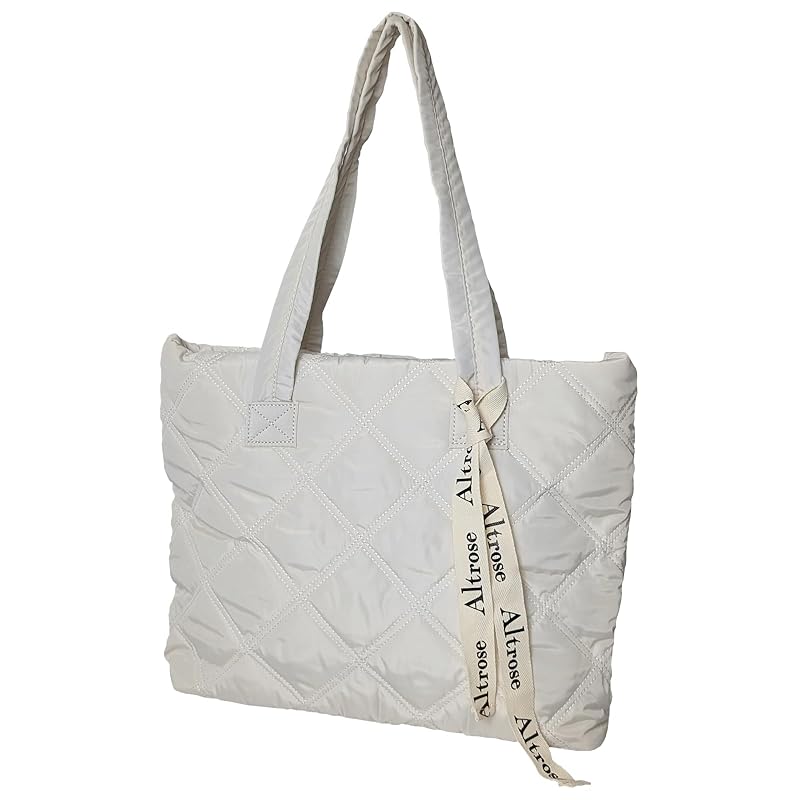 

[Cross Marbury] tote bag ladies lightweight nylon a4 commute Fashionable big business For commuting quilting Shoulder bag handbag a4 size casual