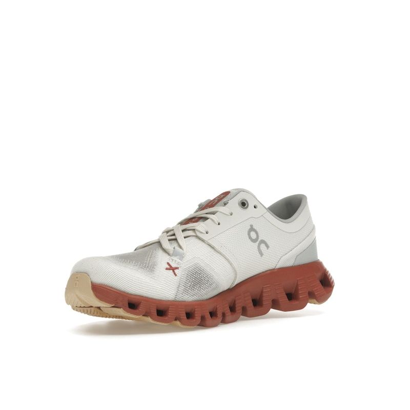 ON Cloud X 3 Ice Auburn Women Sneakers Cream 60.97791