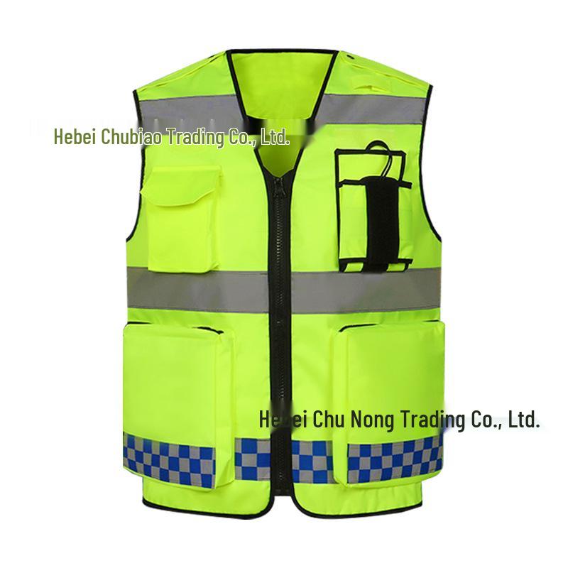 Customizable Waterproof Reflective Motorcycle Safety Vest