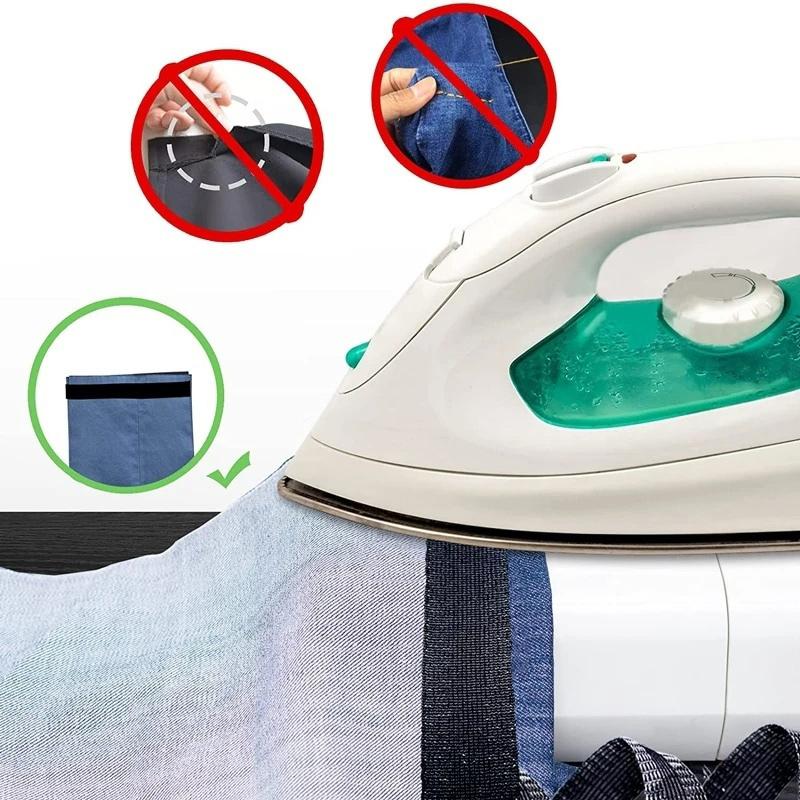 1-10M Selbstklebendes Hosenumschlagband Hosenkantenkleber Aufbügelbares Hosenkürzer Reparatur Jeanssaumband Für DIY Nähen Stoff