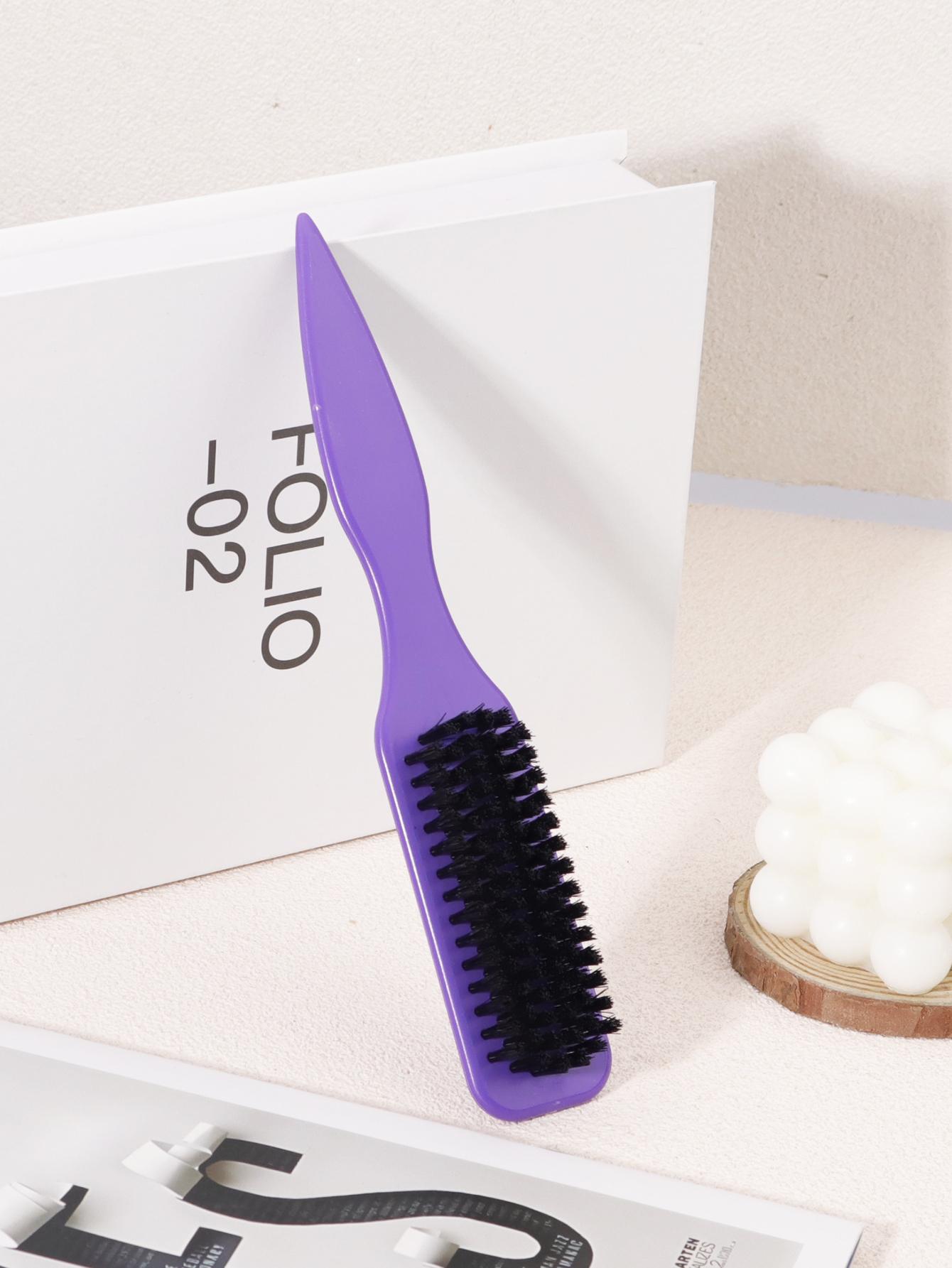 

1 piece of brush suitable for all hairstyle designs, clean hair cutting nylon brush, durable ABS plastic handle