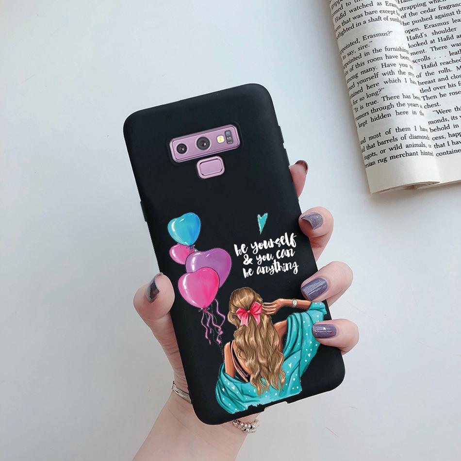 For Samsung Galaxy Note 9 Case Cover Cute Cat Cartoon silicon Back Cover TPU Funda For Samsung Galaxy Note 9 Note9 Phone Case