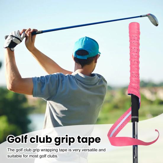 Golf Grip Wrapping Tape Double Sided Adhesive Strip for Regripping Golf Clubs PU Overgrip Tape for Better Regrip And Control