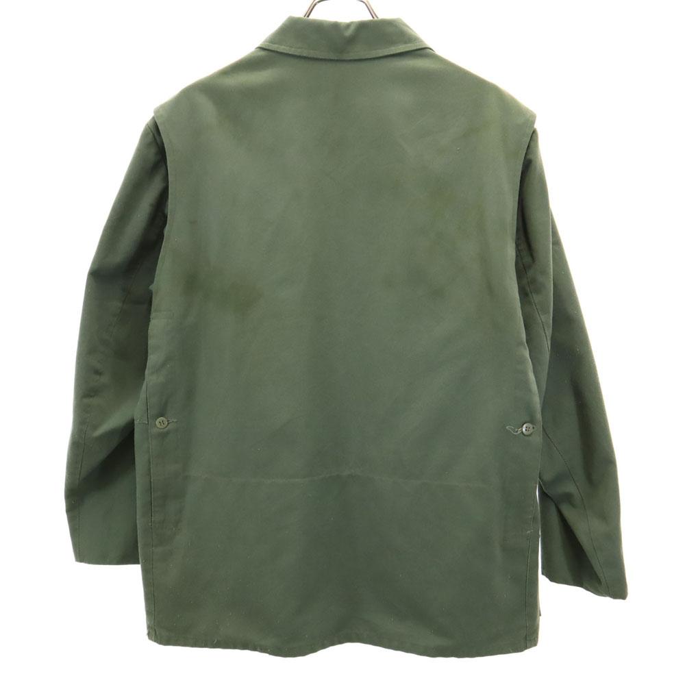 CARNIER 70s Made In France Vintage Euro Work Hunting Jacket 46 Khaki Men's Used