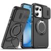 For Huawei Nova Y74 Case Huawei Nova Y74 Cover Huawei Nova Y74 New Armor Case Slide Lens Protect Magnetic Ring Holder Cover