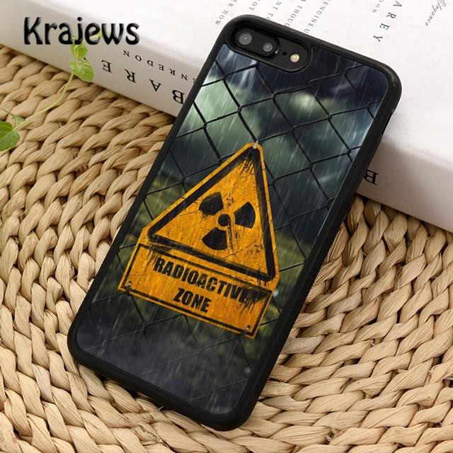 Radioactive warning sign Phone Case Cover For iPhone 16 15 14 plus XS XR 11 12 mini 13 pro max coque Shell Fundas