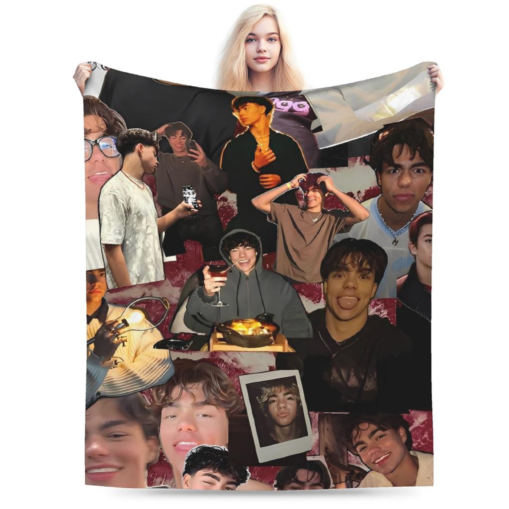 Malachi Bartons  Super Warm Blanket  Students Plush Throw Blanket Funny Home Decor Flannel Bedspread Sofa Bed Cover