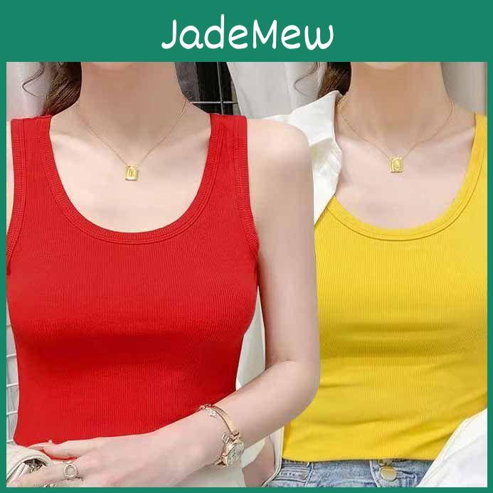 Simple Plus Womens Chic And Size Slim Fit Solid Color Tank Top For Spring And Summer Wear As A Base Or Outer Layer Threaded Spaghetti Straps