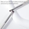 Mini Smudge Brush for Eyeliner,2 PCS Small Smudge Brush for Precision Eyeshadow and Eyeliner,Eyeliner Brush for Powder Gel Cream Liquid Concealer,Eye