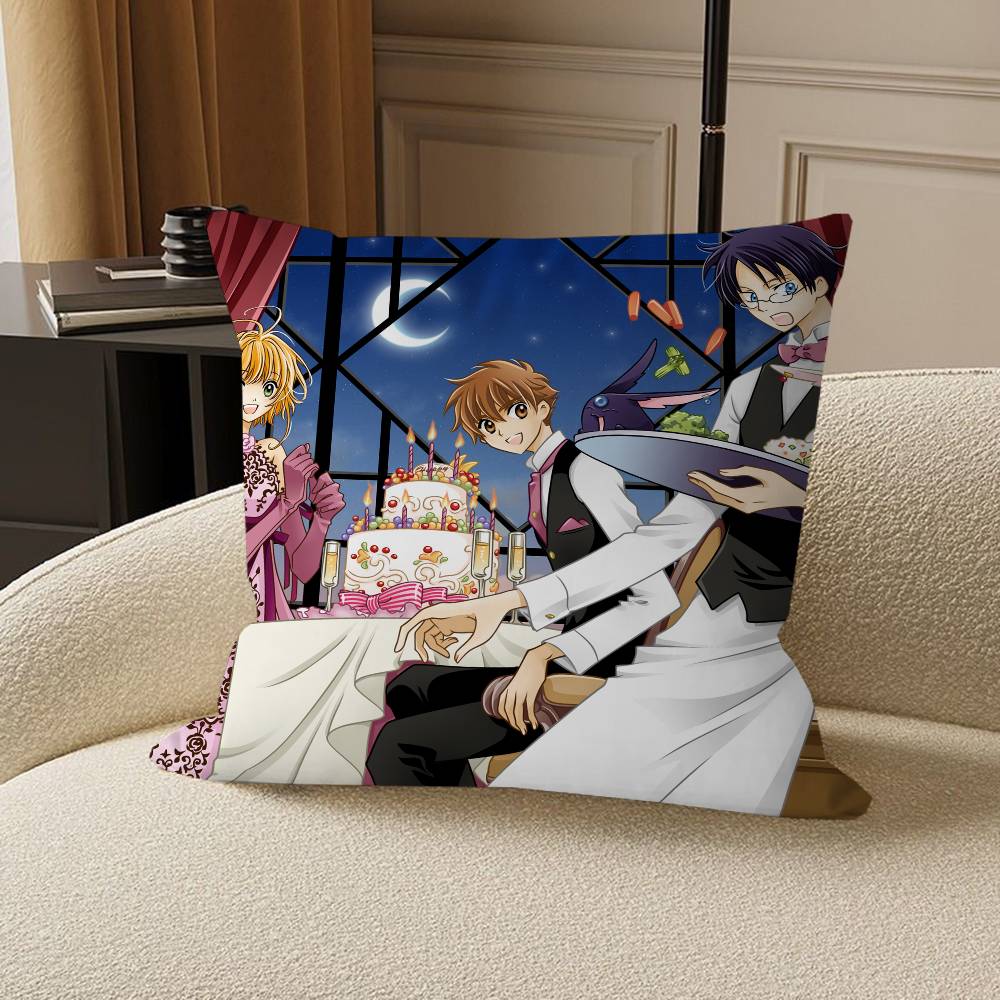 Anime T-Tsubasa Reservoir Chronicle Pillow Cover Sofa Cushion Cover Home Room Decoration Children Gift