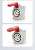 Non-Explosion-Proof Industrial Angled Seat Aviation Connector, Three-Phase, 3/4/5-Core, IP44, 16A/32A Plug