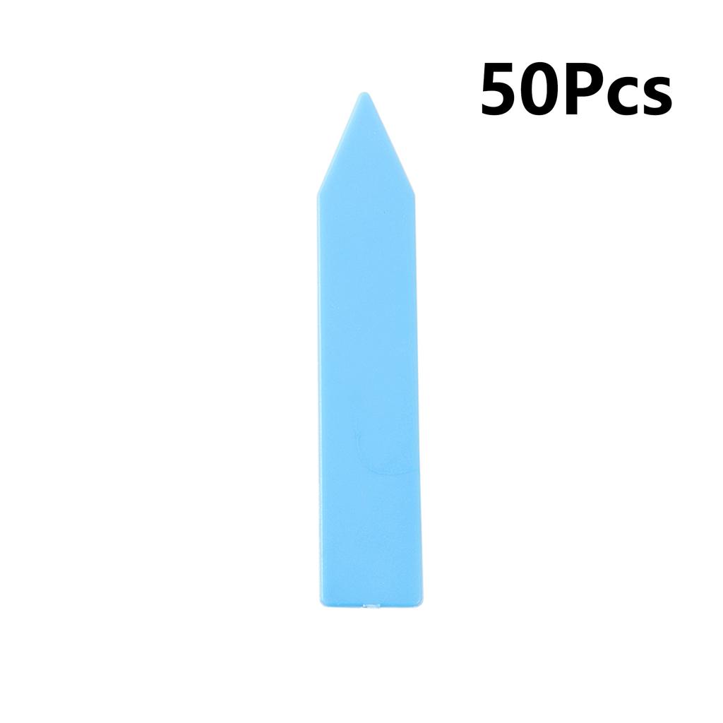 50pcs Waterproof PVC Plant Label Waterproof Nursery Garden Plant Label Pot Plant Name Seedling Label Tray Marker