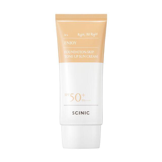 Scinic Enjoy Foundation-Skip Tone Up Sun Cream
