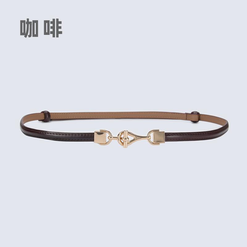 

Four Seasons Available New 1cm Adjustable Simple Slim Waist Belt Women S Decorative Dress Sweater Slim Belt Fashionable Ins Style Waist Chain 50-92cm