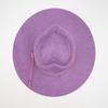 New love top suede top hat hemmed jazz hat wide brim fashion light board peach heart hat