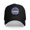 Capo Verde Cabo Verde bandiera bandiera stemma Cappellini Per Unisex Donna Cappellino da Baseball alla Moda Cappellino da Trucker Copricapo da Golf Regolabile