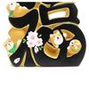Osaka Choseido Ornament Cute Lucky Character "Fuku Kitaru Wan" (Good Fortune Dog) Ceramic Good Luck 