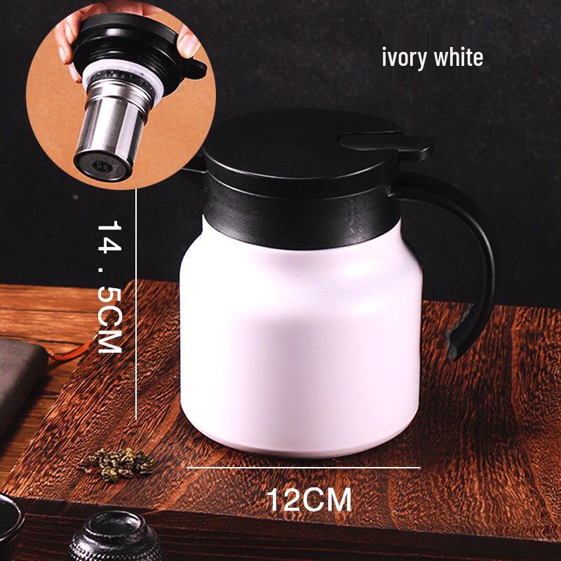 2026 Insulated Stainless Steel Mute Teapot & Brewing Pot