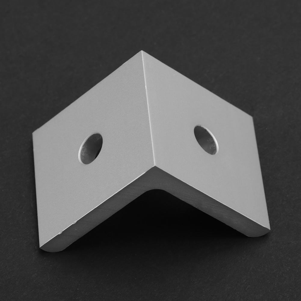 4 st. Kontakt Hörnvinkel Fästvinkel Anslutningsled Aluminiumprofil (Vit 3030)