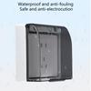 86 Type Outdoor Socket Waterproof Box Socket Case Receptacle Protector Plastic Electrical Outlet Cover Dustproof Box