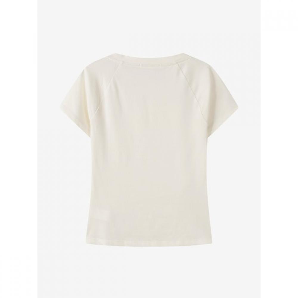 CC collect. AsymmeTric Neck Slim T shirT C262psm065