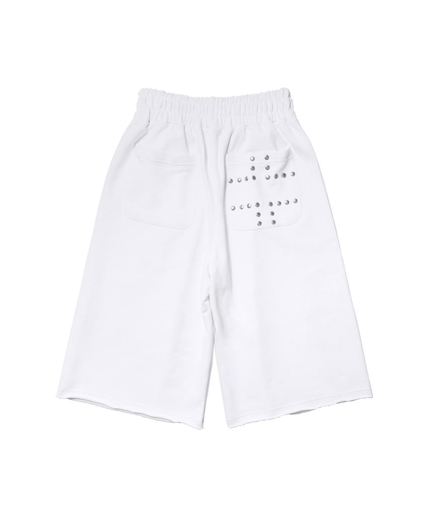 FANCY CLUB Pegasus Bermuda Shorts (White) F26Qd144