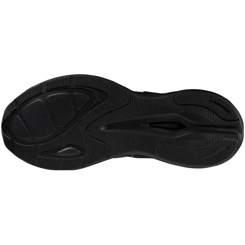 Mizuno Wave Revolt 3 Running Thick 3E Shoes, Jogging, Marathon, Training, Sports, Lightweight, Resilient, Sole, Black/Dark Gray/Black, 28.0 Cm,