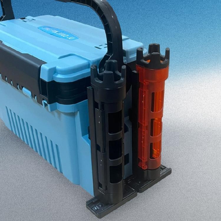 Portable Fishing Box Rod Stand Insertion Rod Device Tube Poles Inserter 3 Level Adjustable Rod Holder Easy to Use