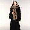 WTEMPO Women's Retro Elegant Leopard Printed Plush Scarves Cold-proof Windproof Warm Outdoor Scarves Autumn Winter Casual Versatile Scarf Shawls