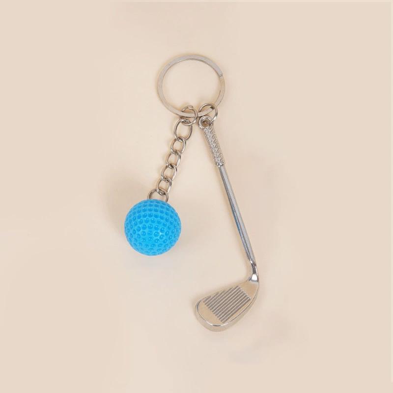 1PC Golf Ball for Kids Gifts Key Ring for Sport Lovers Key Holder Mini Metal Keychain Key Chain