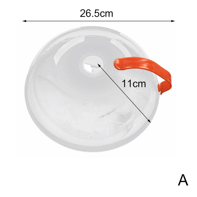 Microwave Splash Cover Heat Resistant Lid Transparent Food Guard Shield Steam Cover Food Heat Kitchen Microwave Accessories