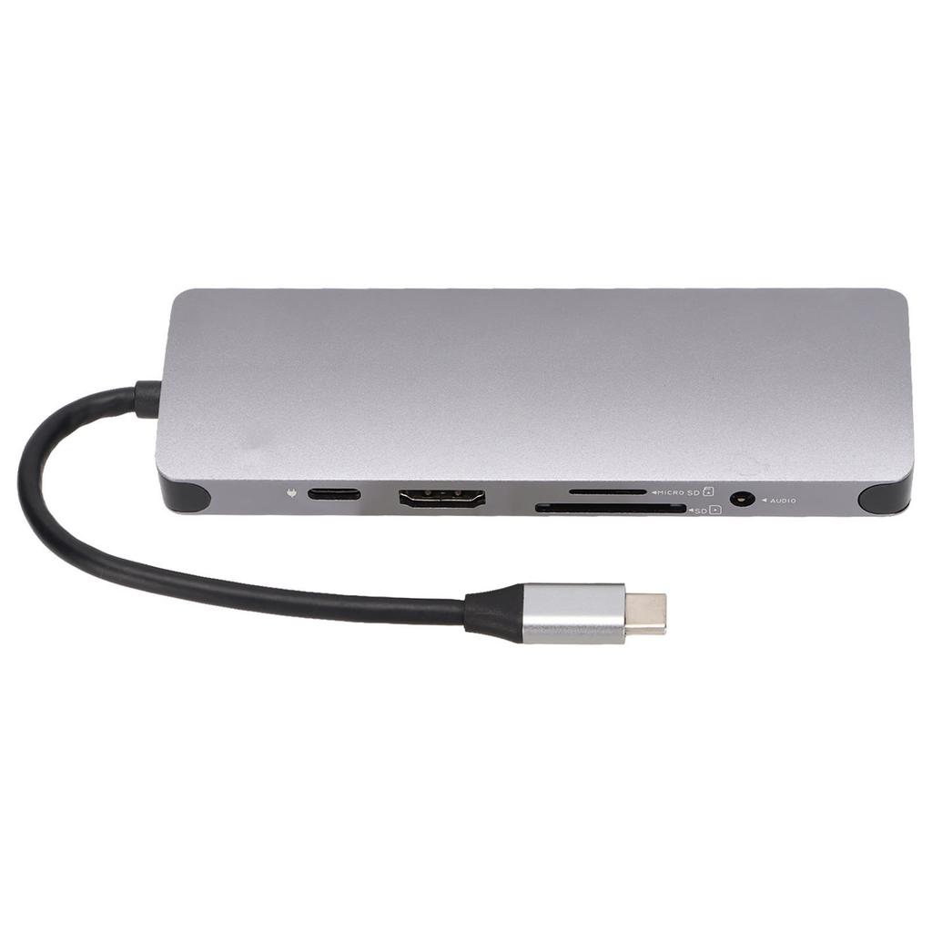 Multifunctional Hub 9 in 1 Fast Transmission Heat Dissipation High Definition Multimedia Interface Hub