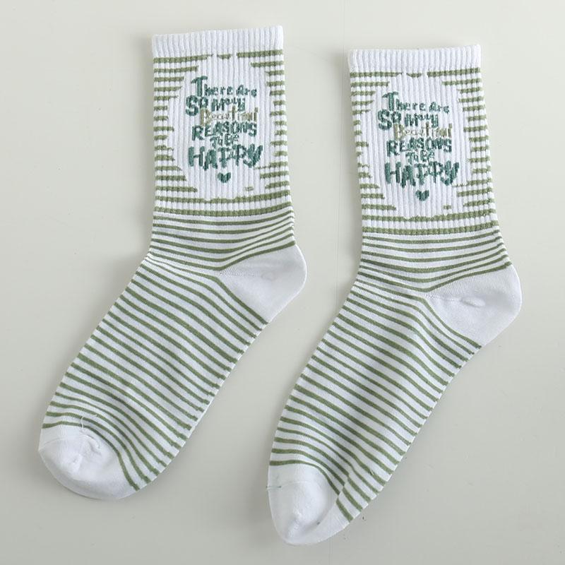 Roliga Herrstrumpor Glada Nya Mode Ins Stil Strumpor För Kvinnor Och Män Hip Hop Harajuku Tecknad Fotboll Bomullsstrumpor