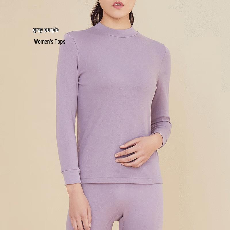 

Ershuang 100% Cotton Mock Neck Thermal Undershirt M