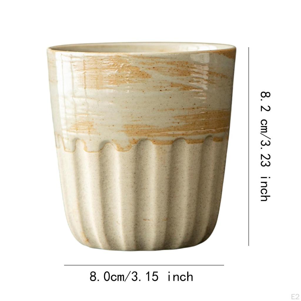 Kubek do kawy Filiżanka Kawiarnie Domowe 200ml Naturalna Gruboziarnista Glina Popołudniowa Herbata Espresso