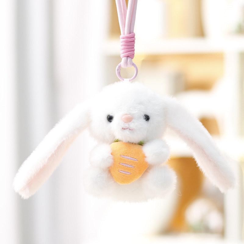 Chaveiro de Pelúcia de Elefante Para Meninas Decoração de Animal Fofa Presente
