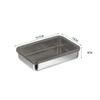 Stainless Steel Fresh-keeping Box with Sealed Lid Refrigerator Frozen Food Storage Box Vegetables Fruit Dish Kitchen Organizers