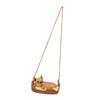 Garden Dog Statue Outdoor Resin Swing Ornament Hanging Decoration Home Bulldog Animal Gift Yello  Brown