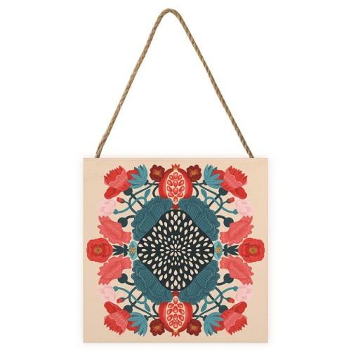 Nina Pace True Blue Wooden Block