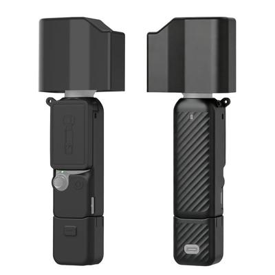 Kit de protection souple en silicone 5 en 1, Housse pour corps-objectif-écran-poignée Avec cordon anti-perte Pour caméra cardan DJI Osmo Pocket 4P