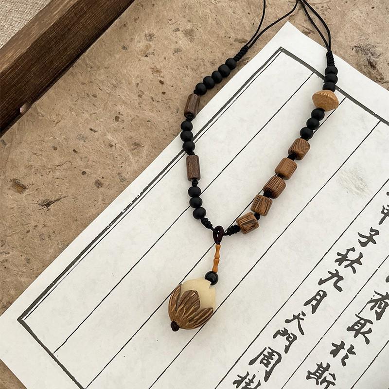 Chinese Zen Style Retro Clavicle Necklace – Elegant, High-End Ethnic Jewelry