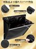 Car Trash Can [4.5L Large Capacity with Strong Magnet] Slim PU Leather Waterproof Hanging Trash Can for Car Interior Storage Back Seat Compatible Car