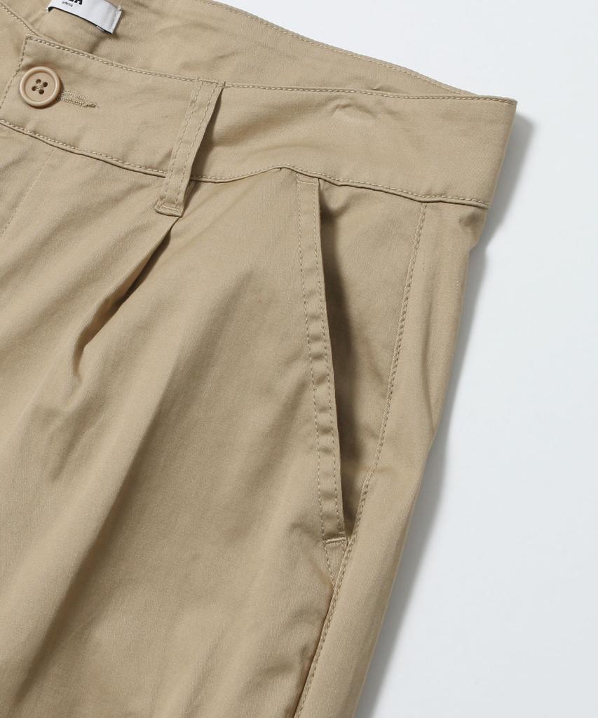 UCLA Unisex Washed Single-Pleat Wide Pants [Beige](Uc4Lp20)